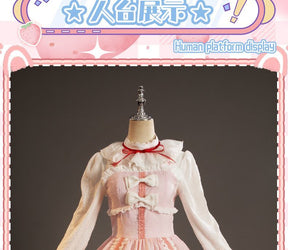 Gokou Ruri Cosplay Girls Dress for Halloween Christmas Festival Party Sweet Dress Women's Role Playing Princess Bow Dress
