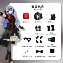 BanG Dream! Sakiko Togawa Wakaba mutsuma cosplay costume Ave Mujica uniform Halloween Carnival Party Christmas play role clothes