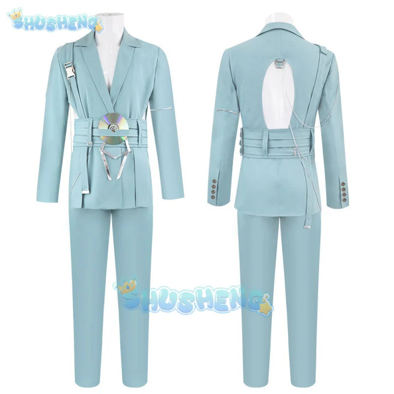 Anime ALIEN STAGE Luka Resemblance Waist Cutout Blazer Blink Gone Costume Cosplay Wig Performance Outfit Men Idol Party Clothes