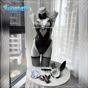 Azur Lane Prinz Eugen Bunny Girl (Between Tipsiness and a Wager) Cosplay High quality Costume full set S-XXL Shushengcos