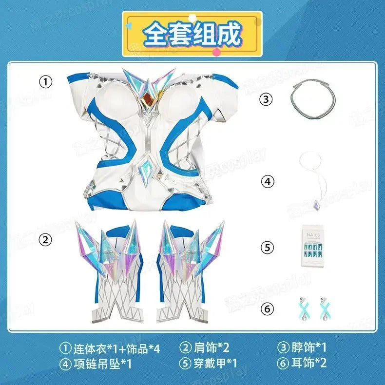 New Wave Skin White Queen Cosplay Costume Emma Frost‌ Uniform Halloween Carnival Party Christmas Play Role Clothes Clothing