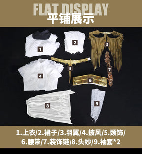Game DARK SOULS Gwyndolin Cosplay Costume Halloween Carnival new men women dress prop accessories fantasy fashion uniform S-XXL