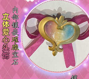 Hoshimiya Ichigo Cosplay Anime Aikatsu!Costume Sweet Lolita with Wings for Hallowmas Christmas Role Play Women