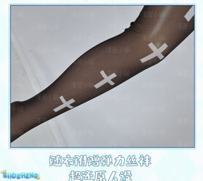 Tsukiyomi Utau Shugo Chara Cosplay Costume Mint Blue Gothic Lolita Dress with Wig For Hallowmas Christmas Role Play Women