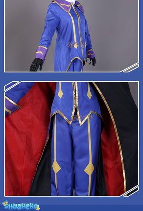 Anime Code Geass Lelouch of the Rebellion R2 Zero Outfits Cosplay Costume