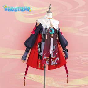 Danjin Cosplay Costume Wig Wuthering Waves Dress Uniform Midnight Rangers Mutant Resonator Jinzhou Halloween Women Customized