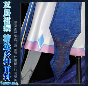 Honkai Star Rail Cerydra Cosplay Costume Wig Dress Cerydra Uniform Amphoreus Scepter Crown Props Halloween For Girls Carnival