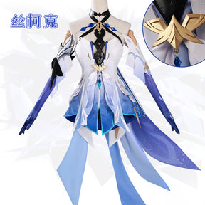 Genshin Impact Skirk cosplay Game costume set Skirk new costume