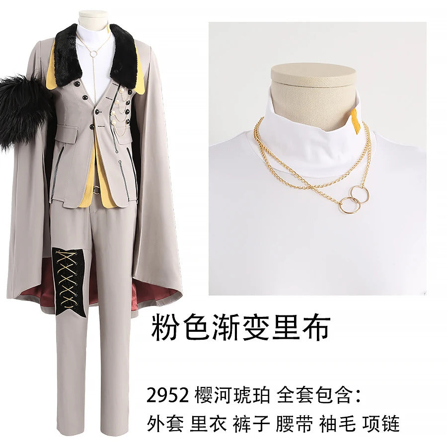 Game Ensemble Stars Amagi Rinne/Himeru/Oukawa Kohaku/Shiina Niki Cosplay Costume Uniform Halloween Carnival Party Christmas Play