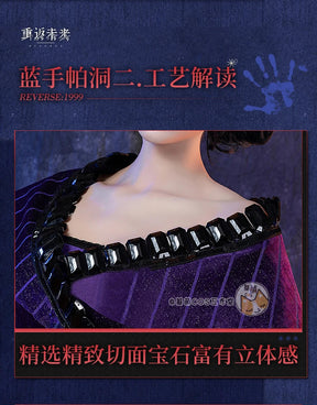 Game Reverse:1999 Tuesday Cosplay Christine costume Sexy Mature Purple Dress Accessories Halloween Ball Women New Uniform