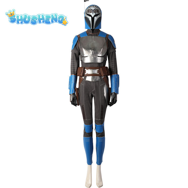 Bo Katan Kryze Cosplay Costume Women Jumpsuit Bodysuit One-piece Clothing Fantasia Women Halloween Party Roleplay Disguise Suit