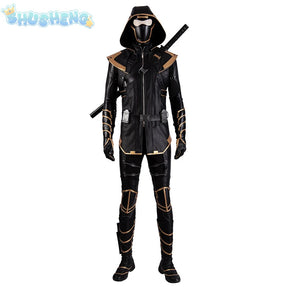 Superhero Hawkeye Cosplay Ronin Costume Shoes masks Thanos Outfits Hoodie Luxious Uniforms Party Carnival for Adult Men Any Size