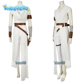 Star and Wars Rey Cosplay Costume The Rise of Skywalker Rey Cosplay Uniform Set Adult Halloween Carnival Party Costumes for Woma