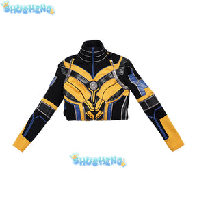 Hope Wasp Cosplay Movie Ant-Man and the Wasp Quantumania Hope Wasp Jumpsuit Suit Women Halloween Carnival Cosplay Costume