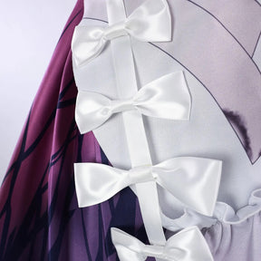 Shusheng-N  Honkai Star Rail Castorice Cosplay Costume Dress Uniform Headwear Halloween Party for Women Girls Carnival Cos Props