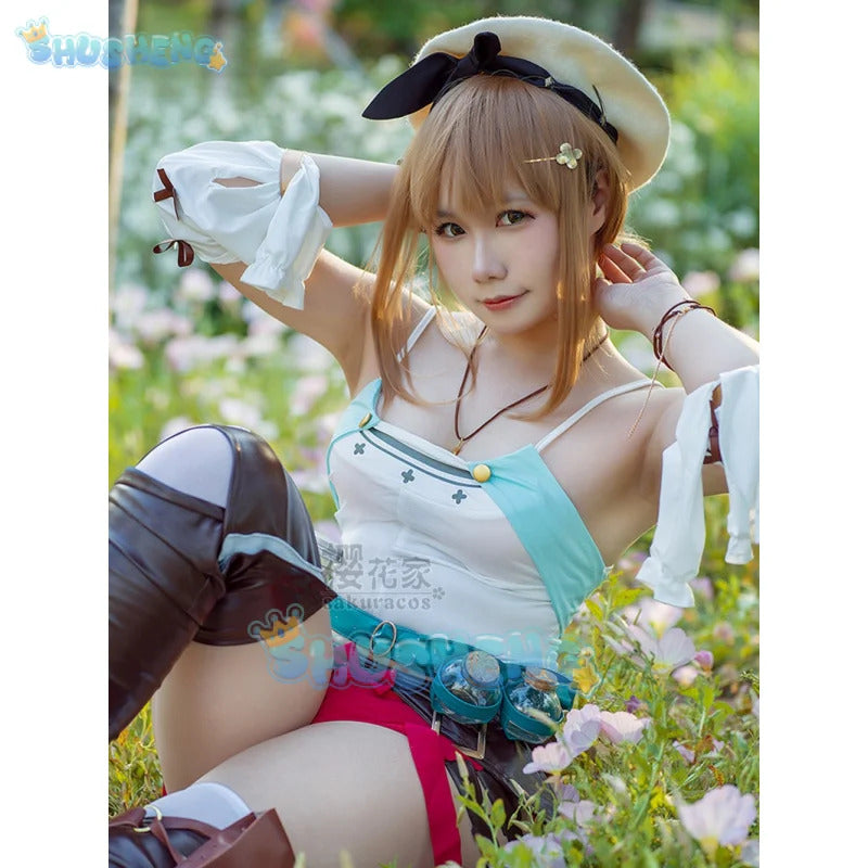 Game Atelier Ryza: Ever Darkness & the Secret Hideout Reisalin Stout Cosplay Costume Uniform Halloween Carnival Party Clothing