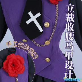 Love, Chunibyo & Other Delusions Takanashi Rikka Cosplay Costume Gothic Dress Halloween sweet girl New uniform