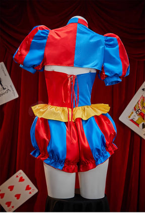 Shusheng-R Anime The Amazing Digital Circus Pomni Clown Pumpkin Pants Cosplay Costume S-XL