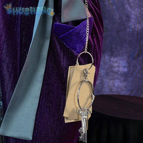 Game Reverse:1999 Tuesday Cosplay Christine costume Sexy Mature Purple Dress Accessories Halloween Ball Women New Uniform