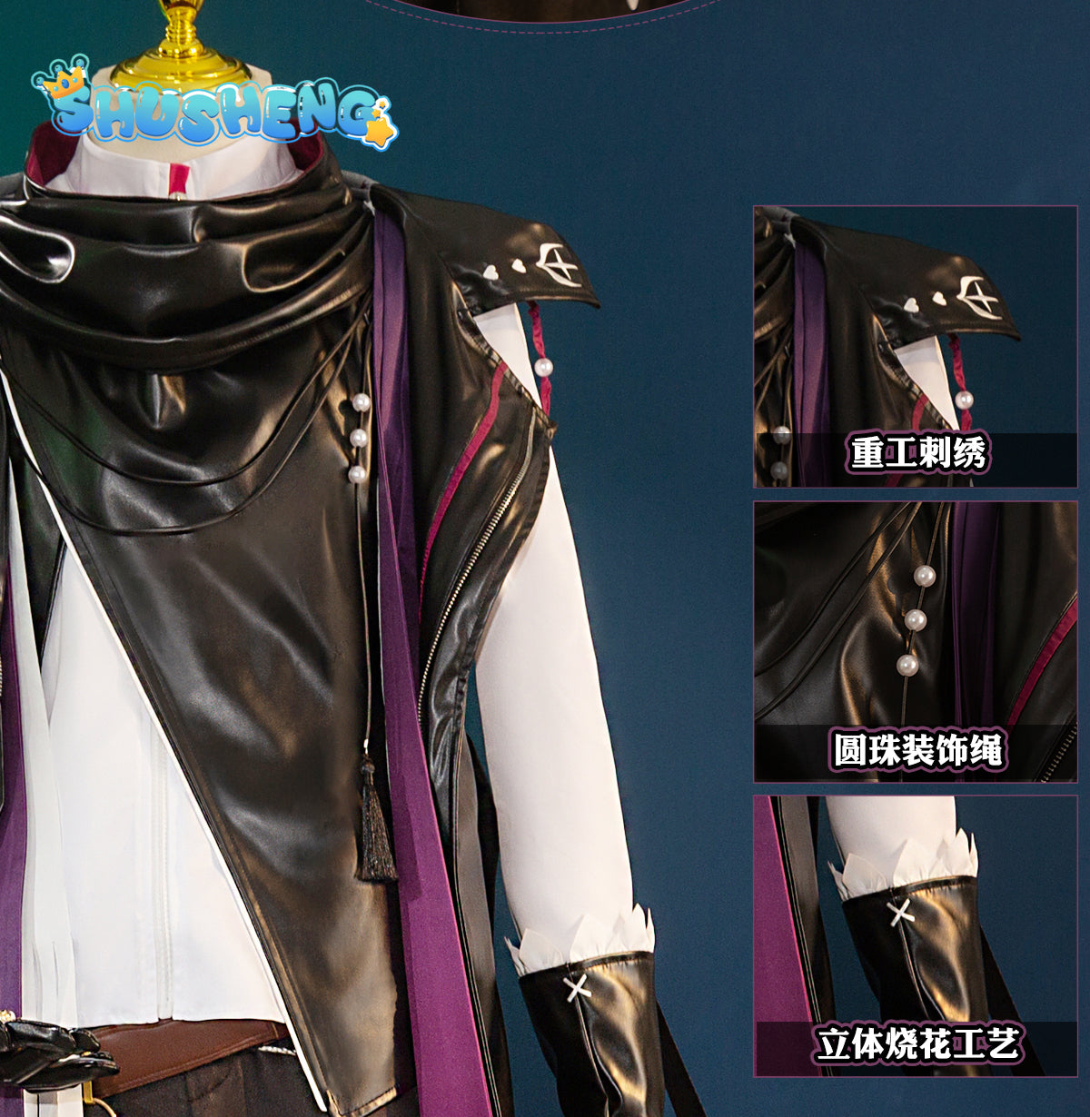 Arknights Lumen Tribunal Cosplay Costume Cos Game Anime Party Uniform Hallowen Play Role Clothes Clothing