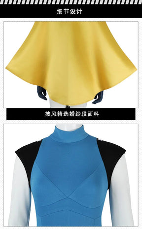 Shusheng-R Dispatch Blonde Blazer Cosplay Costume Superhero 3D Jumpsuit Shoes Sexy Women Zentai Female Halloween Party Bodysuit