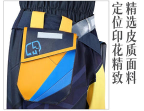 Game Waylay VALORANT Cosplay Costume Jumpsuit backpack waist bag necklace ear clip set Halloween casual for men women uniform