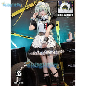 Zenless Zone Zero Cos Corin Wickes Cosplay Saw Maid Costume Cute Game Anime Lolita