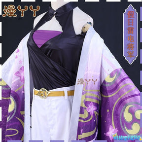 Game Genshin Impact Beelzebul Raiden Shogun Cosplay Costume Women Uniform Clothes Accessories Fset Anime Carnival Party Dress