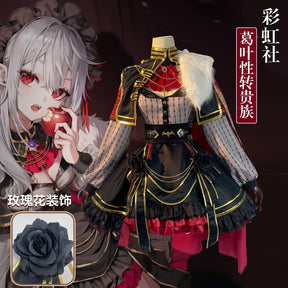 Vtuber Sanya Nijisanji Kuzuha Sexual Turn Cosplay Costume Anime Roleplay Holiday Party Outfits Noble Dress Uniform