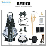 Wuthering Waves Rover Cosplay Costume Wig Female Uniform Earrings Bag Main Character Resonator Halloween Party for Women Props