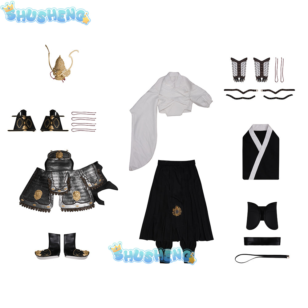 Black Myth: Wukong Yangjian Cosplay Costume Adults Kids Game Halloween Party Roleplay Full Set