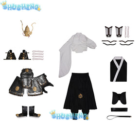 Black Myth: Wukong Yangjian Cosplay Costume Adults Kids Game Halloween Party Roleplay Full Set