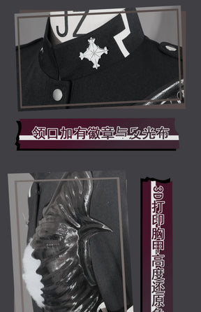 Sumino Takumi Cospaly The Hundred Line -Last Defense Academy- Costume Halloween  jacket chest armor pants waist bag prop uniform