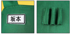 Taro Sakamoto Cosplay Anime Costume Sakamoto Days Yellow T-shirt Green Apron Glasses Halloween Party Women Men Shusheng