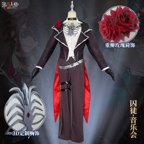 Prisoner/Luca Balsa Cosplay Game Identity V Costume The Official Halloween Concert Daily Outfit Party Role Play Clothing