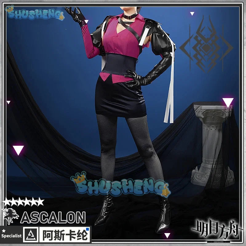 Shusheng Arknights Ascalon Cosplay Costume Cos Game Anime Party Uniform Hallowen Play Role Clothes Clothing