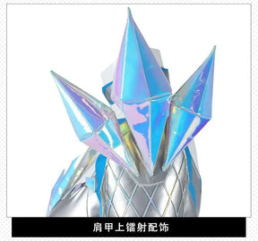 White Queen Emma Grace Frost Rivals cosplay costume High quality women fantasy jumpsuit shoes props shoulder armor Halloween set