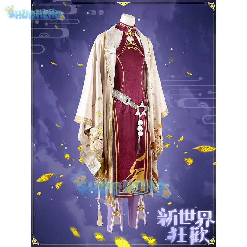 Shusheng Anime Nu: Carnival Kuya YaoHua Banquet Game Suit Handsome Uniform Cosplay Costume Halloween Party Role Play Outfit