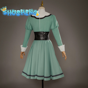 Sapphire cosplay Costume Anime Ribbon Knight Sapphire Princess Cosplay Green version high quality Costume full set