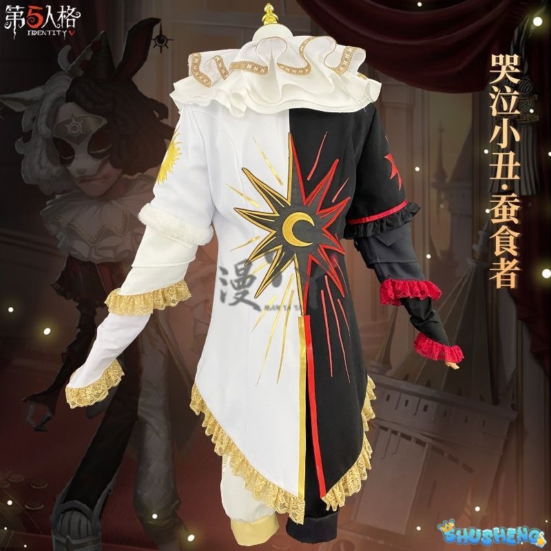 Weeping Clown Cosplay Game Identity V Joker Fashion Costume Anime Women Men Cute Suit Role Play Clothing Halloween Suit
