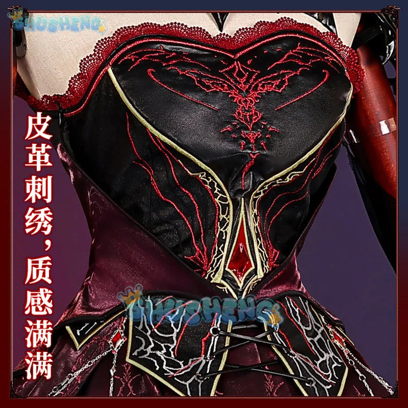 Love and Deepspace Heroines Cosplay Costume Abysm Sovereign Dress New Combat Outfit Hunter Uniform Tail Halloween Women Girls