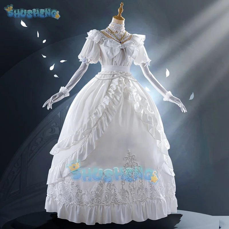 Identity V Marie Bloody Queen Game Suit Gorgeous Dress Uniform Cosplay Costume Halloween Party Role Play Outfit S-2XL