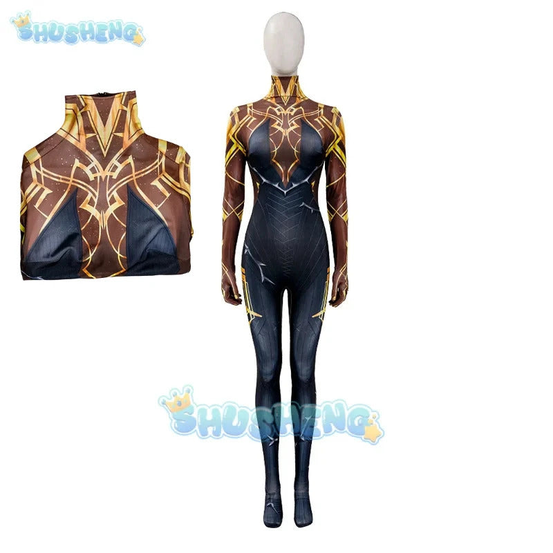 Arcane 2 Mel‌ Cosplay Costume Jumpsuit LoL Uniform Halloween Carnival Party Christmas Play Role Clothes Clothing for Women