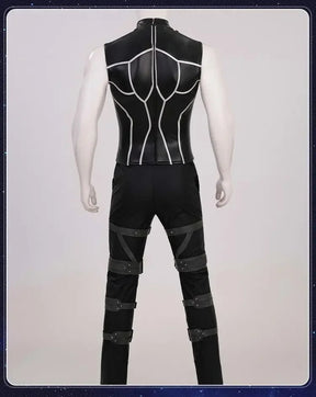 Anime Fate/stay nigh EMIYA Cosplay Arche Costume Black leather top apron pants set Halloween party handsome men women uniform