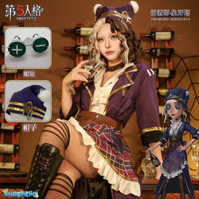 Identity V Cos Demi Bourbon Mixologist Cosplay Costume Survivor Woman Halloween Party Set Comic-Con Disguise Tower of Lvory