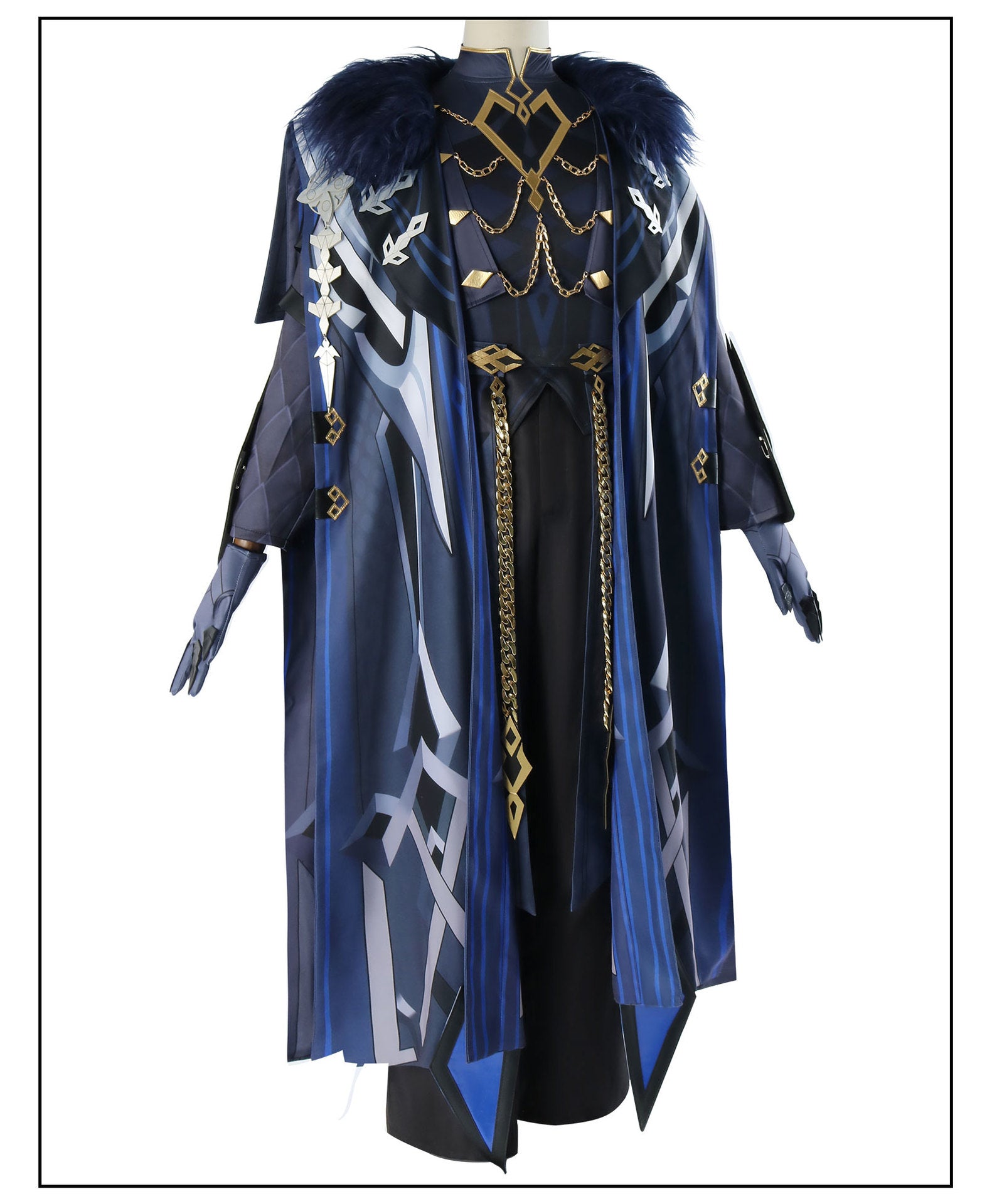 Genshin Impact Il Capitano The Captain Cosplay Costume Cloak Uniform Mask Eleven Fatui Harbingers Natlan Halloween for Women Men