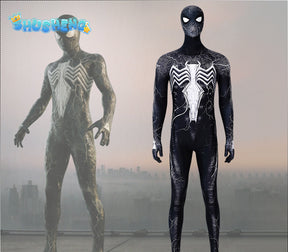 PS5 Spider Man Venom Suit Cosplay Costume Superhero Jumpsuit Comic-con Carnival Masquerade Party Props Bodysuit X-mas Gift Adult