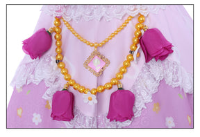 Anime Hoshimiya Ichigo Cosplay Costume Pink Dress Lolita Stage Performance Clothes Role Play Outfit for Women Girls Holiday