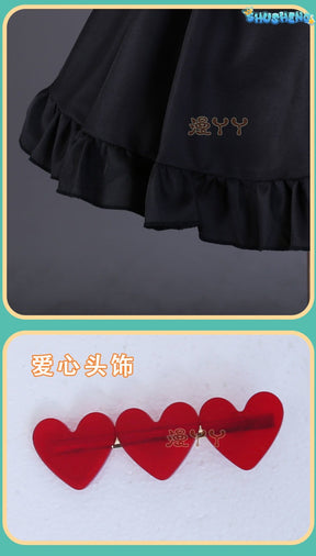 Vampire Miku Cosplay Costume Vocaloid Vampire Miku figure cosplay suit Pink kawaii dress Bowknot uniform