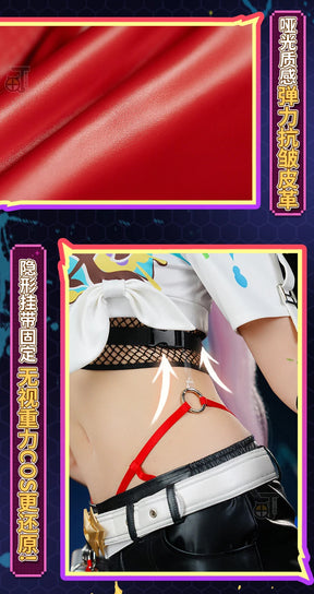 Honkai Star Rail Rappa Cosplay Costume  Uniform Hat Jacket Shorts Galaxy Ranger Props Halloween Party Women Accessory Shusheng
